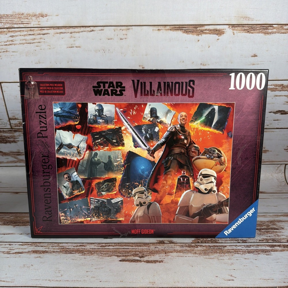 New Star Wars Villainous Moff Gideon 1000 Pc Puzzle Ravensburger Sealed